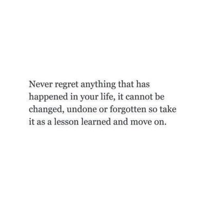 Quotes About Regret