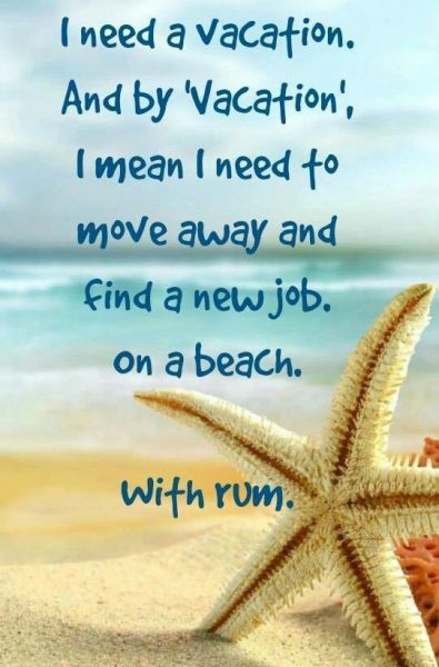 Vacation At Beach Quotes