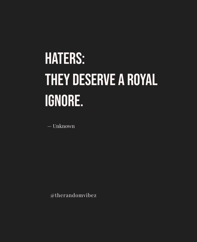 Funny Haters Quotes