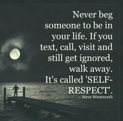 Quotes On Self Respect In Relationship