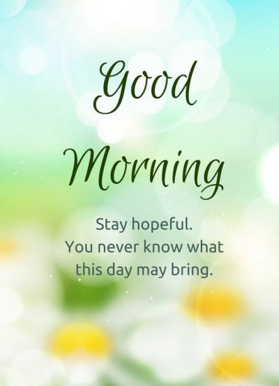 Sunshine Good Morning Quotes