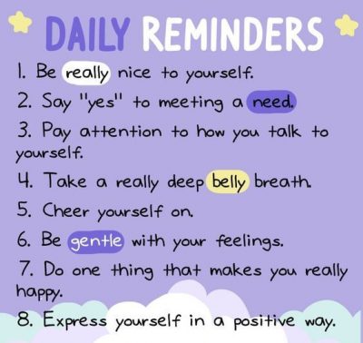 Positive Daily Reminders Tumblr