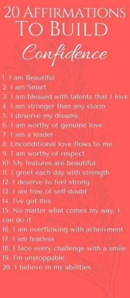 Affirmations Of Confidence