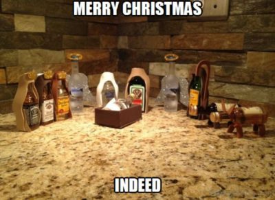 Alcohol Christmas Memes