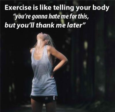 Exercise Affirmations Picture
