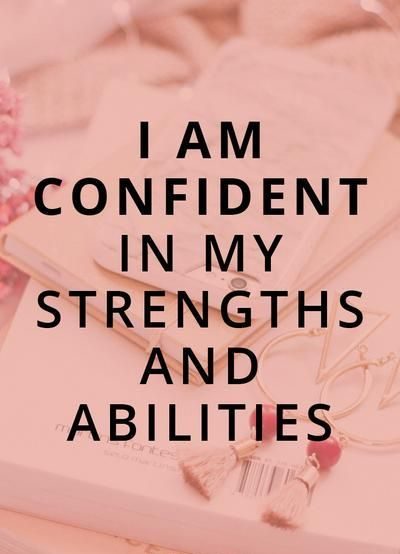 I Am Confident Affirmations