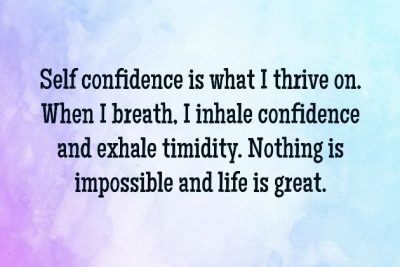 Positive Affirmations For Self Confidence