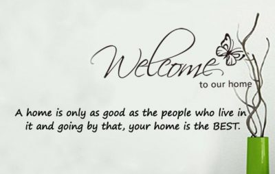 New Home Sayings