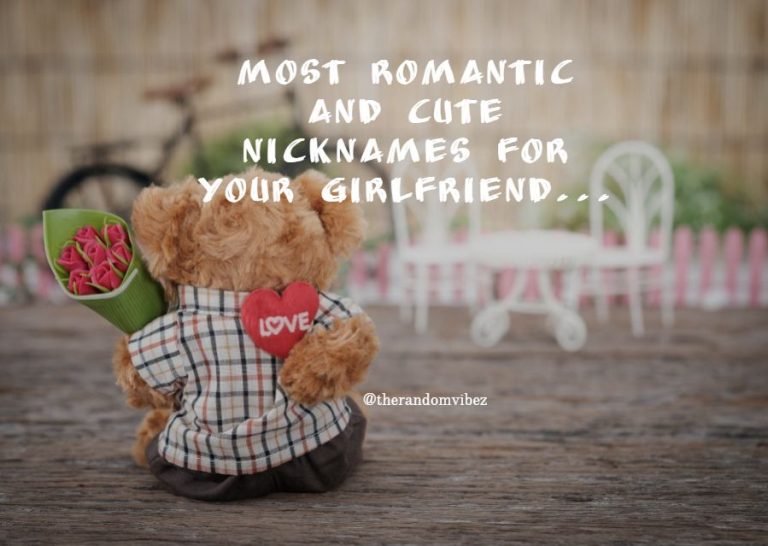 Romantic Nicknames for Girlfriend
