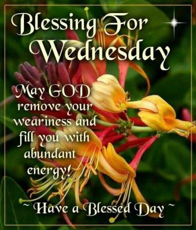 Wednesday Blessing Quotation
