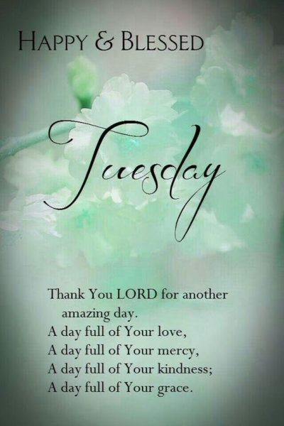 Free Tuesday Blessings Quotations