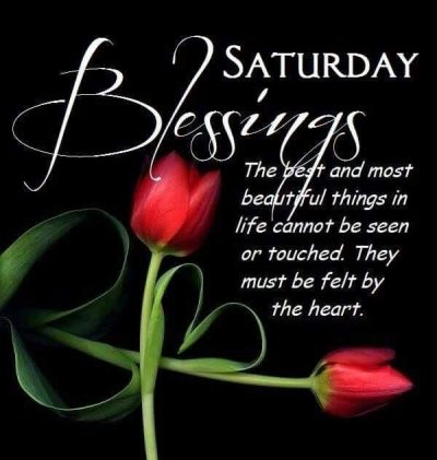 Happy Blessed Saturday