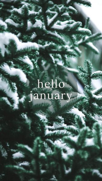 Hello January Aesthetic