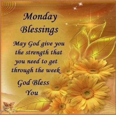 Monday Blessing Greetings