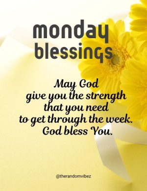 Monday Morning Blessings
