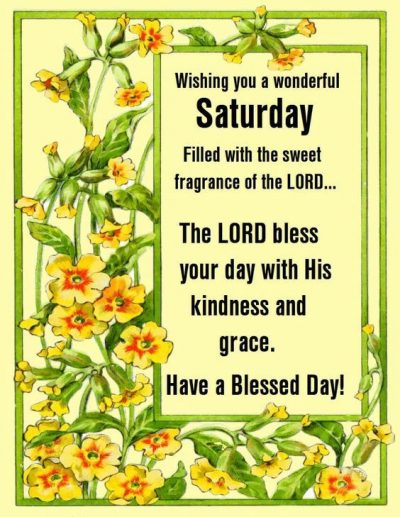 Religious Saturday Quotations