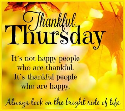 Thankful Thursday Blessings