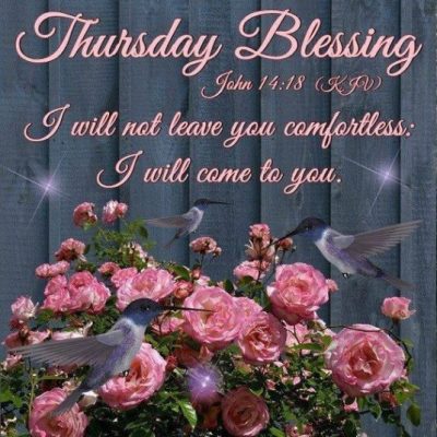 Thursday KJV Quotes