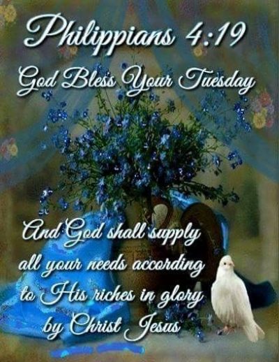 Tuesday Blessings From Bible