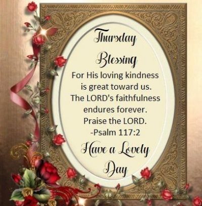 Wonderful Thursday Blessings