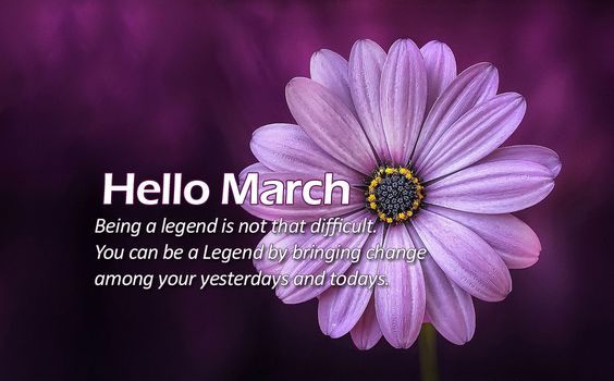 Best Hello March Wallpaper