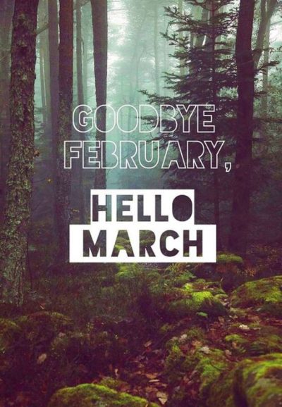 Goodbye February Hello March Images
