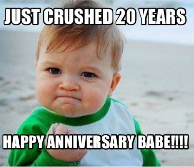 Happy Anniversary Funny Meme