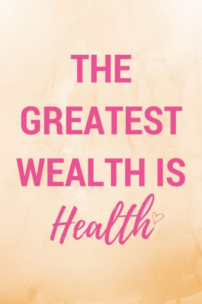 Health is wealth quotes in English