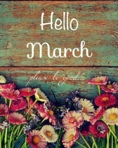 Hello March Flower Pics