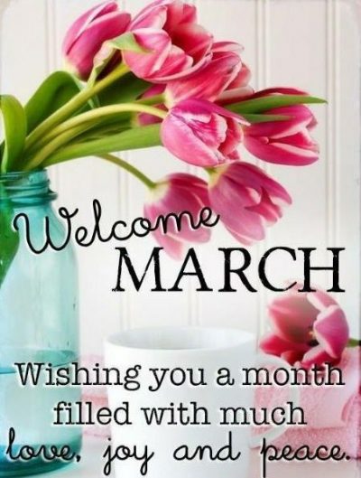 Hello March Wishes