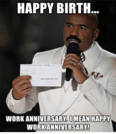 Work Anniversary Memes