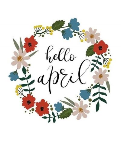 Hello April Wreath Imgs