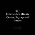 Relationship Mistake Quotes and Sayings