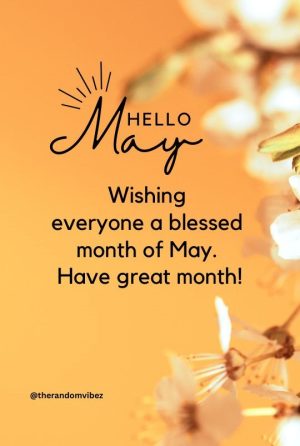 Hello May