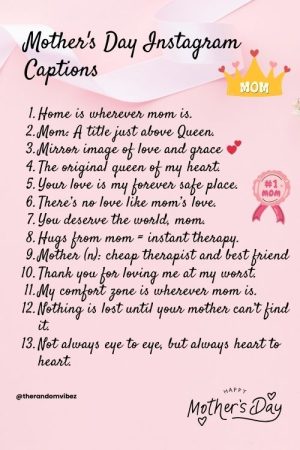 Mothers Day Captions