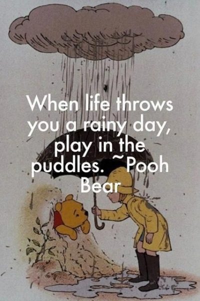 Funny Rain Pooh Quotes