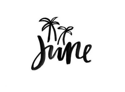 June Hand Lettering Picture