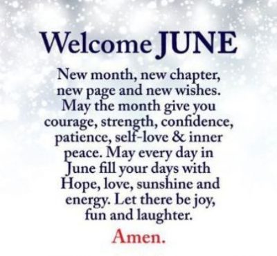 Welcome June Quotes