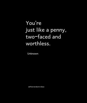 two faced quotes