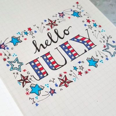 Hello July Bullet Journal