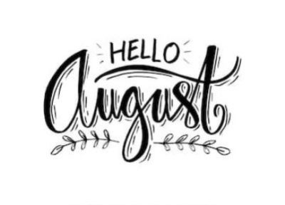 August Hand Lettering Picture