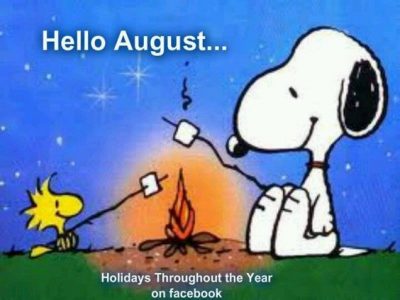 Hello August Snoopy Images