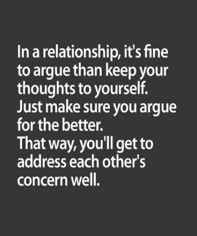 Argument In Relationship Quotes