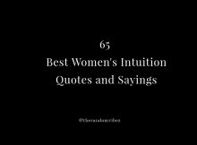Best Women's Intuition Quotes and Sayings