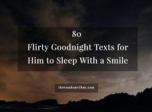 Flirty Goodnight Texts