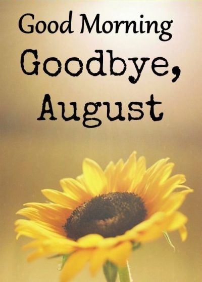 Goodbye August
