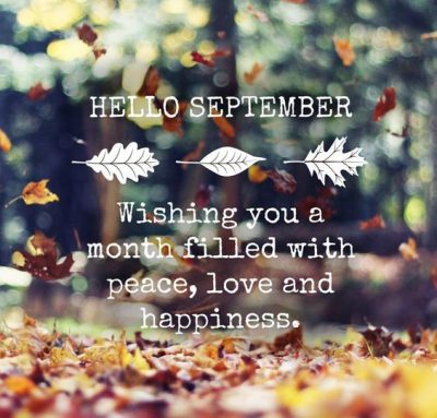 Hello September Wishes Quotes