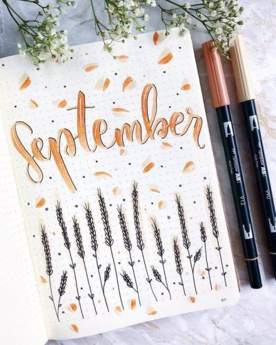 September Bullet Journal Img