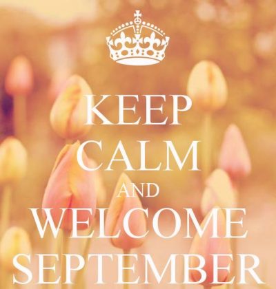Welcome September Month 2020