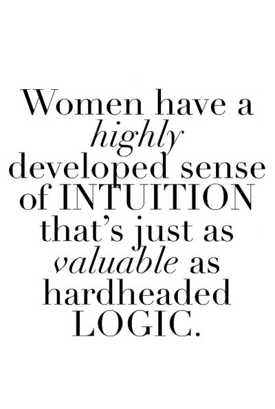 Women's Intuition Quotes